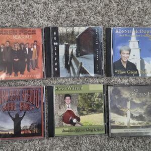 ​SIGNED Ronnie McDowell How Great Thou Art + Gospel CD Lot (6) Karen Peck New Ri